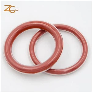 Liten röd färg PTFE inkapslad tätningsring
