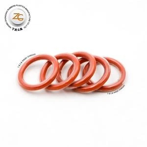 Röd beläggning O-ring